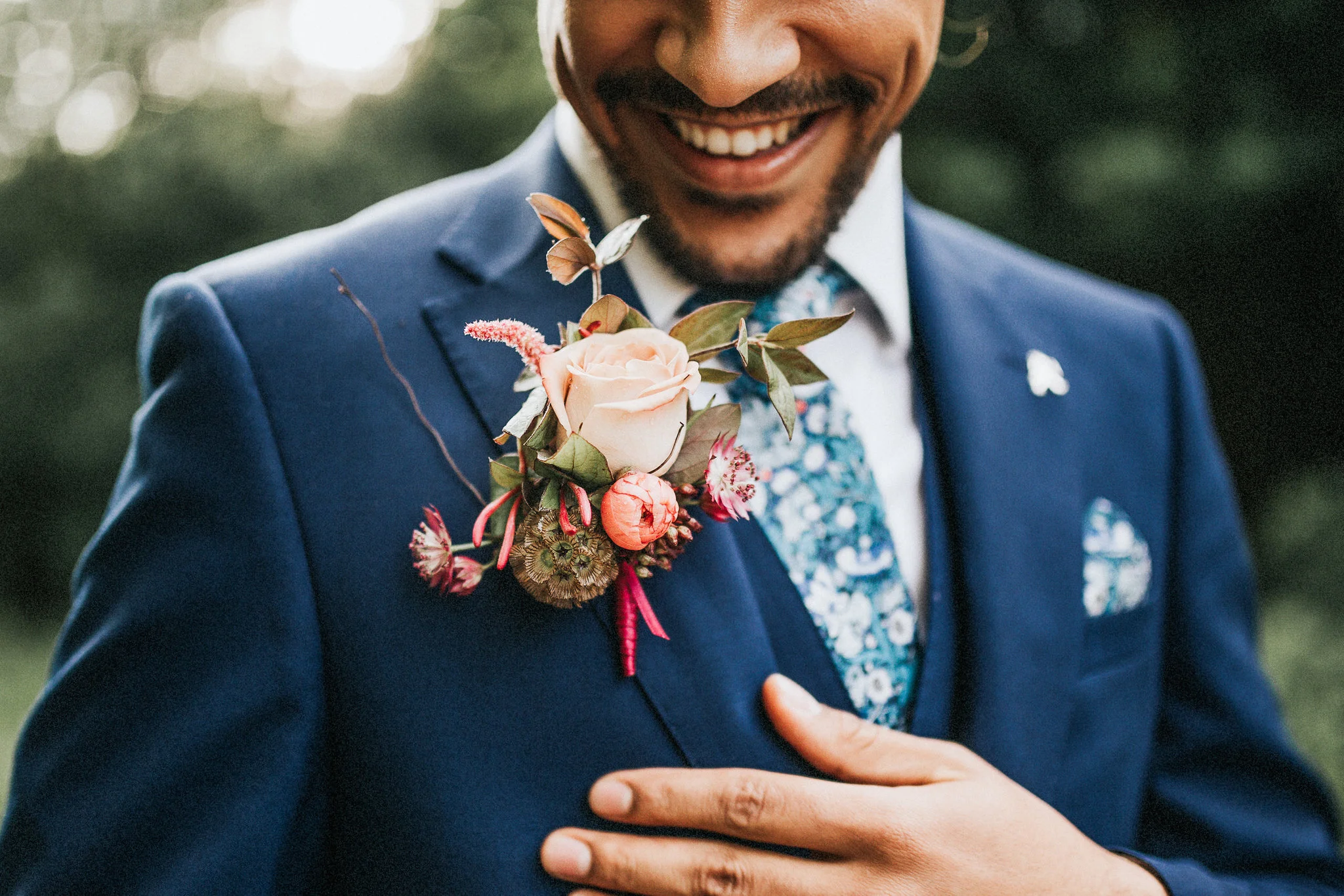 Tweed wedding 2024 suits for groom